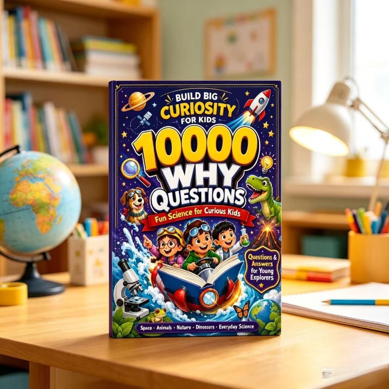 Kids Education Questions - キッズ10000なぜ？の質問 教育書、科学Q&A百科事典、宇宙・恐竜・自然・動物学習書（子供向け）