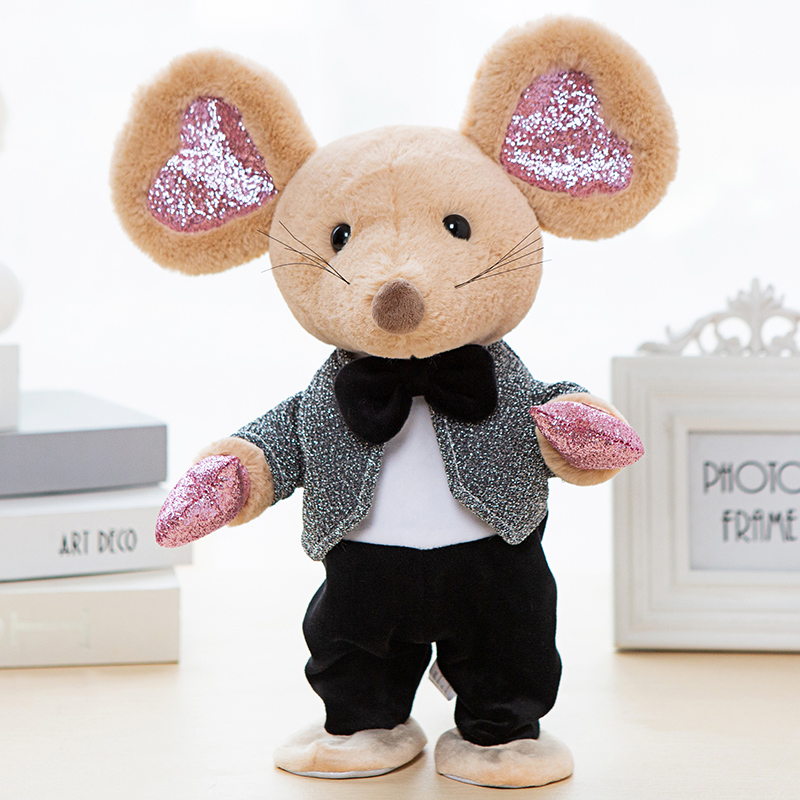 Kangaroo Kids Education - 音楽マウスのおもちゃ,電子制御ロボット,ぬいぐるみ,サウンドコントロール,インタラクティブなマウス,子供のためのソング動物,誕生日プレゼント