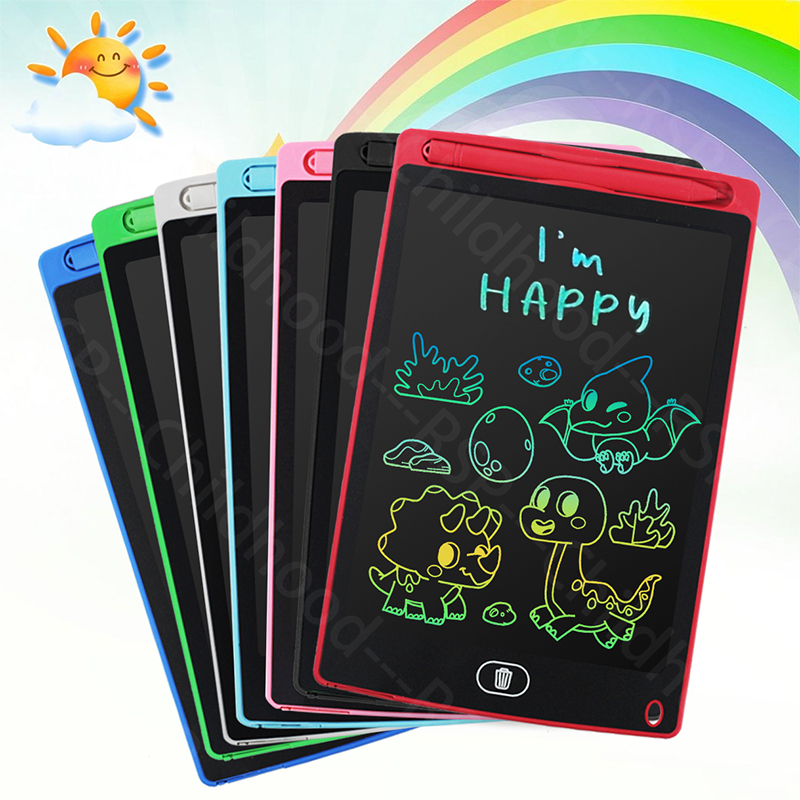 Kids Education Tablet - 子供用LCDライティングタブレット、8.5インチカラフルお絵かきボード、教育学習玩具、男の子と女の子への誕生日プレゼント、クリスマスギフト