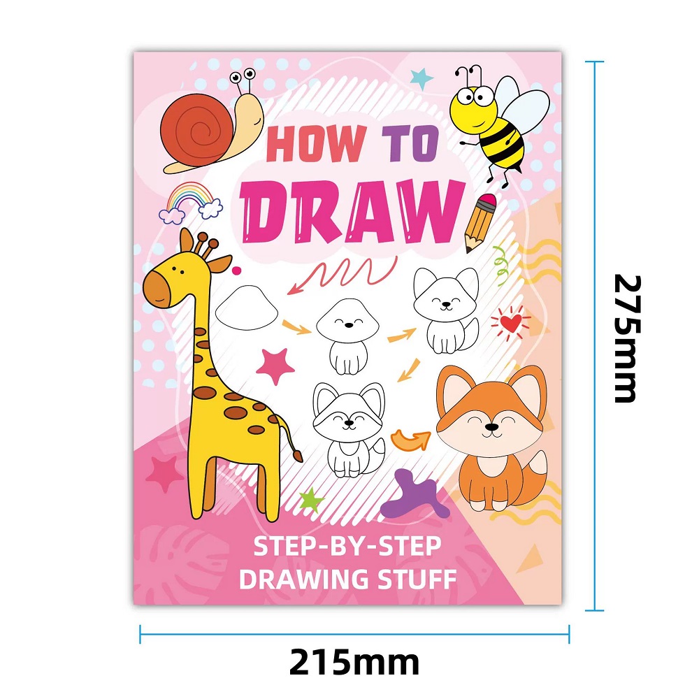 Kids Education Fun - 動物の漫画スケッチブックの描き方 子供向け 楽しい落書き＆塗り絵 早期学習 教育的な描画ブック 学生向け