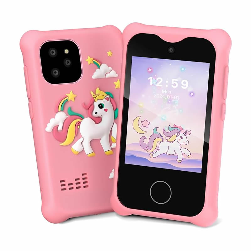 Kids Education Mobile - デジタルカメラ キッズ スマートフォン MP3プレーヤー カメラ おもちゃ