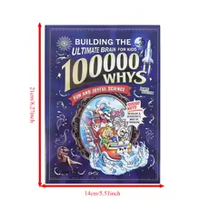 Kids Education Fun - 100000 Whys: 子供のための究極の脳を構築する 英語版 楽しい科学漫画ブック 子供の早期教育