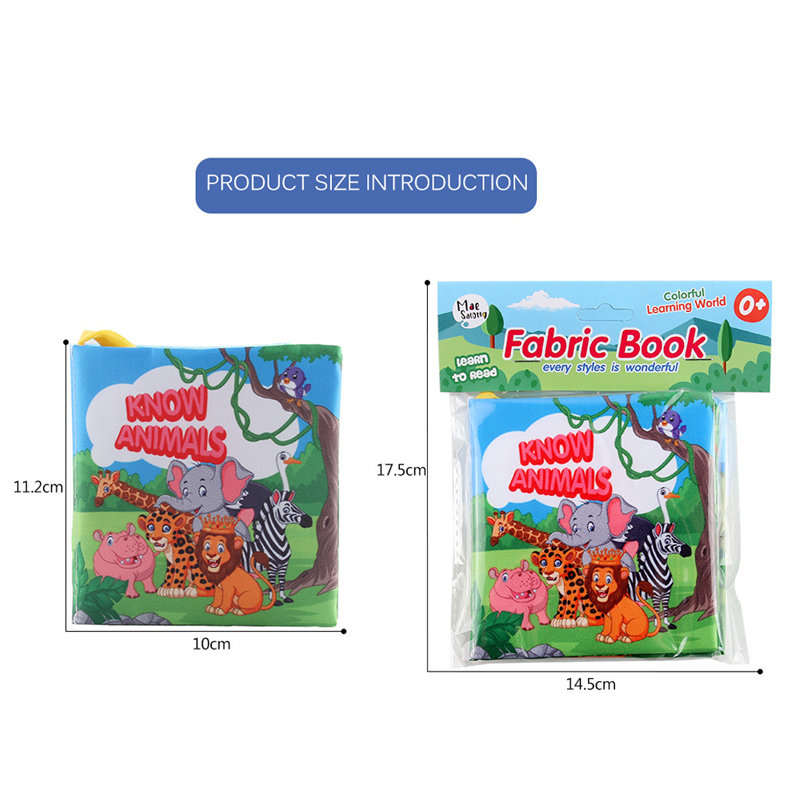 子供向け啓蒙早期教育玩具 キッズ布絵本 英語 動物 車 果物 - Kids Education Toy のレビューと価格