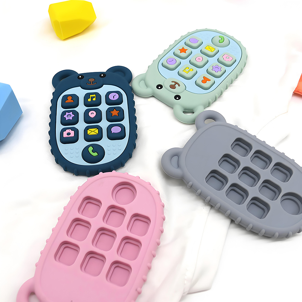 赤ちゃん用歯固め、携帯電話型シリコン歯固め、歯が生えるおもち - Kids Education Mobile のレビューと価格