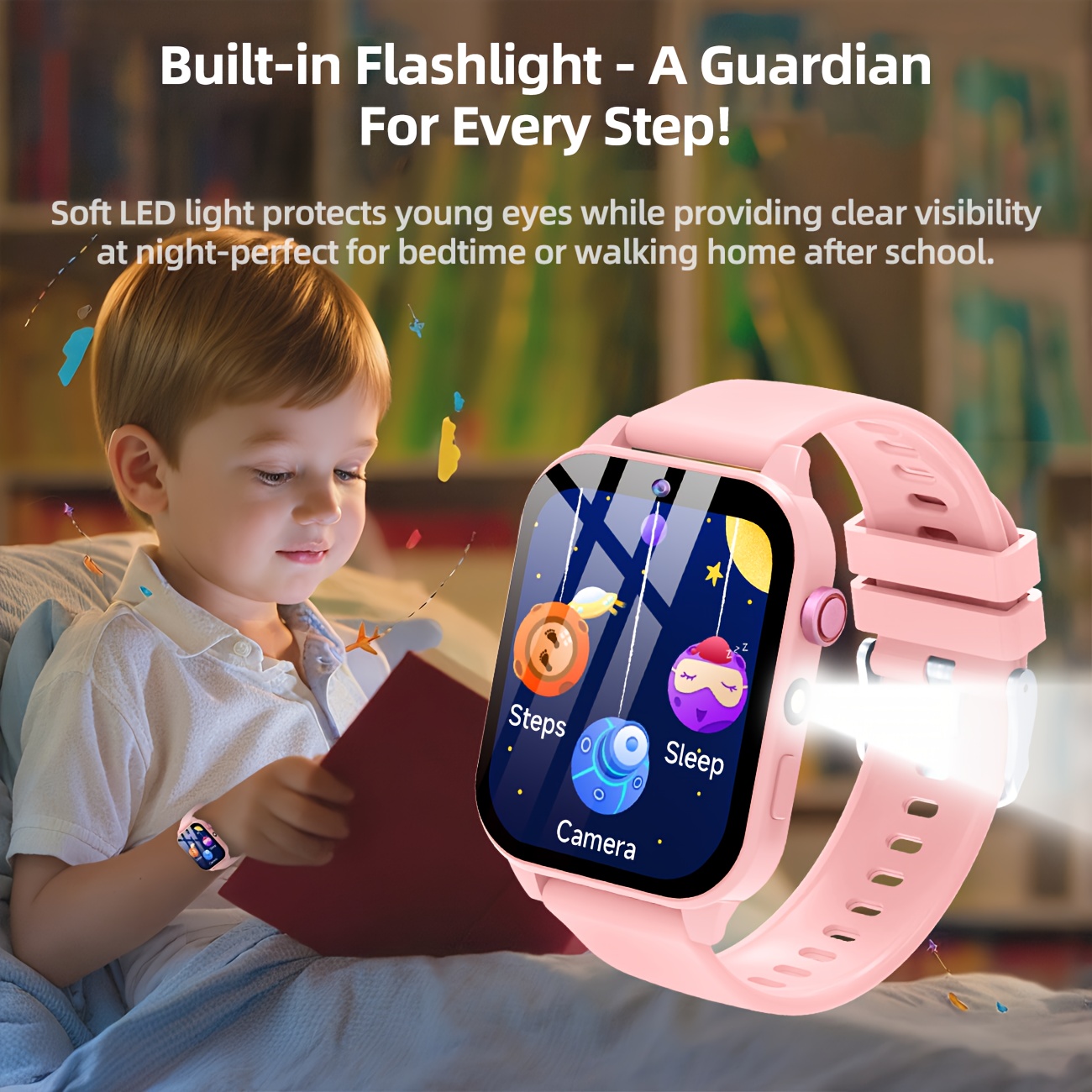 子供用スマート学習ウォッチ、教育ゲーム、カメラ、音楽プレーヤ - Kids Educational Watch のレビューと価格