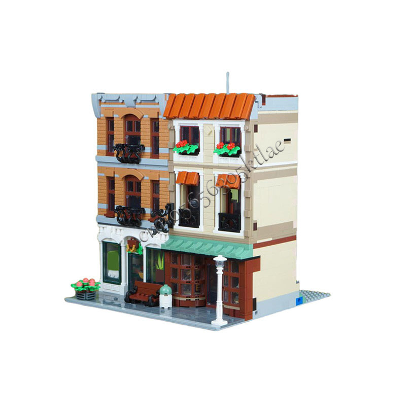 ホット2703ピースMOC中世豪華アンティークショップモジュ - Kids Education Store のレビューと価格