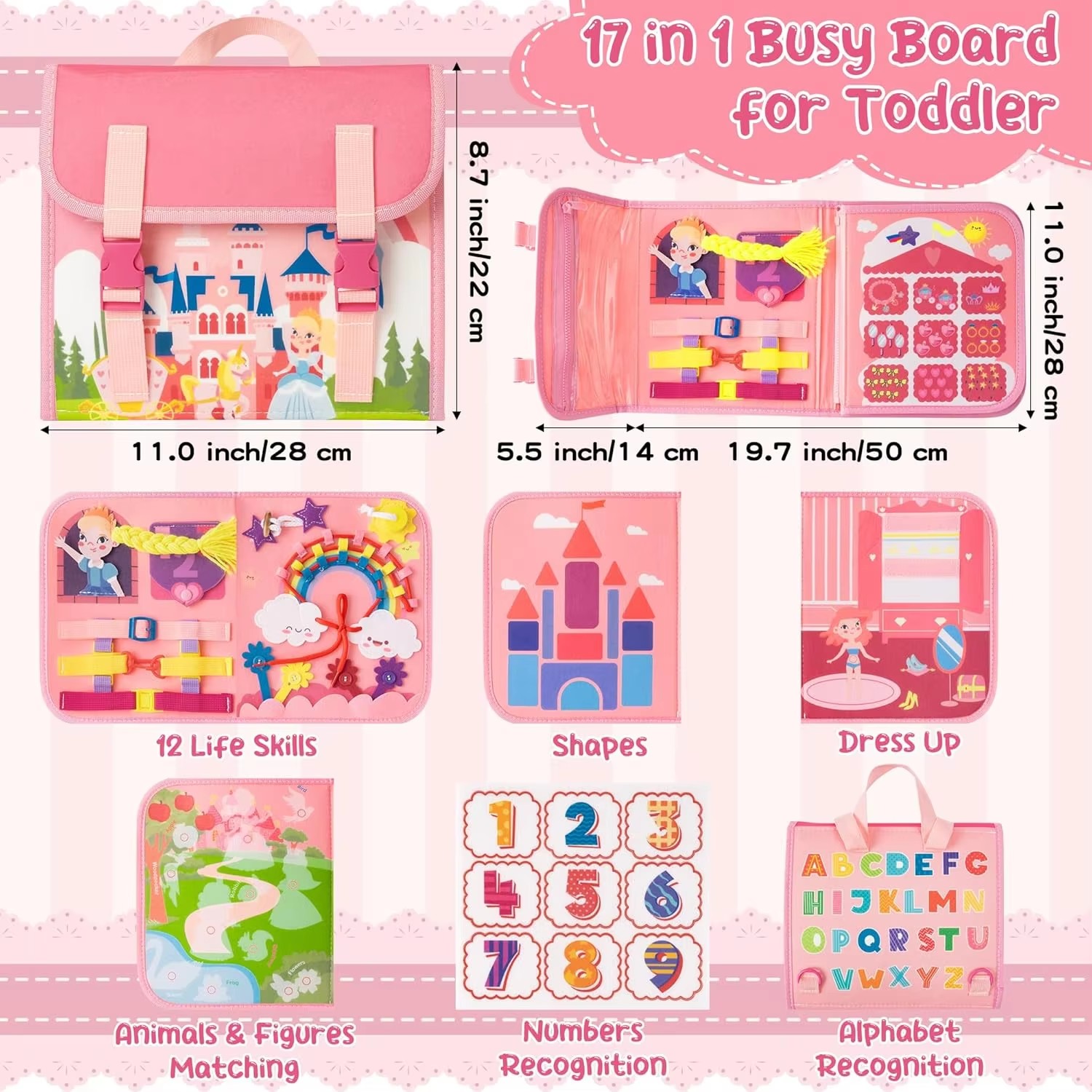 楽しいプリンセスキャッスルアクティビティバックパック｜子供た - Kids Education Fun のレビューと価格
