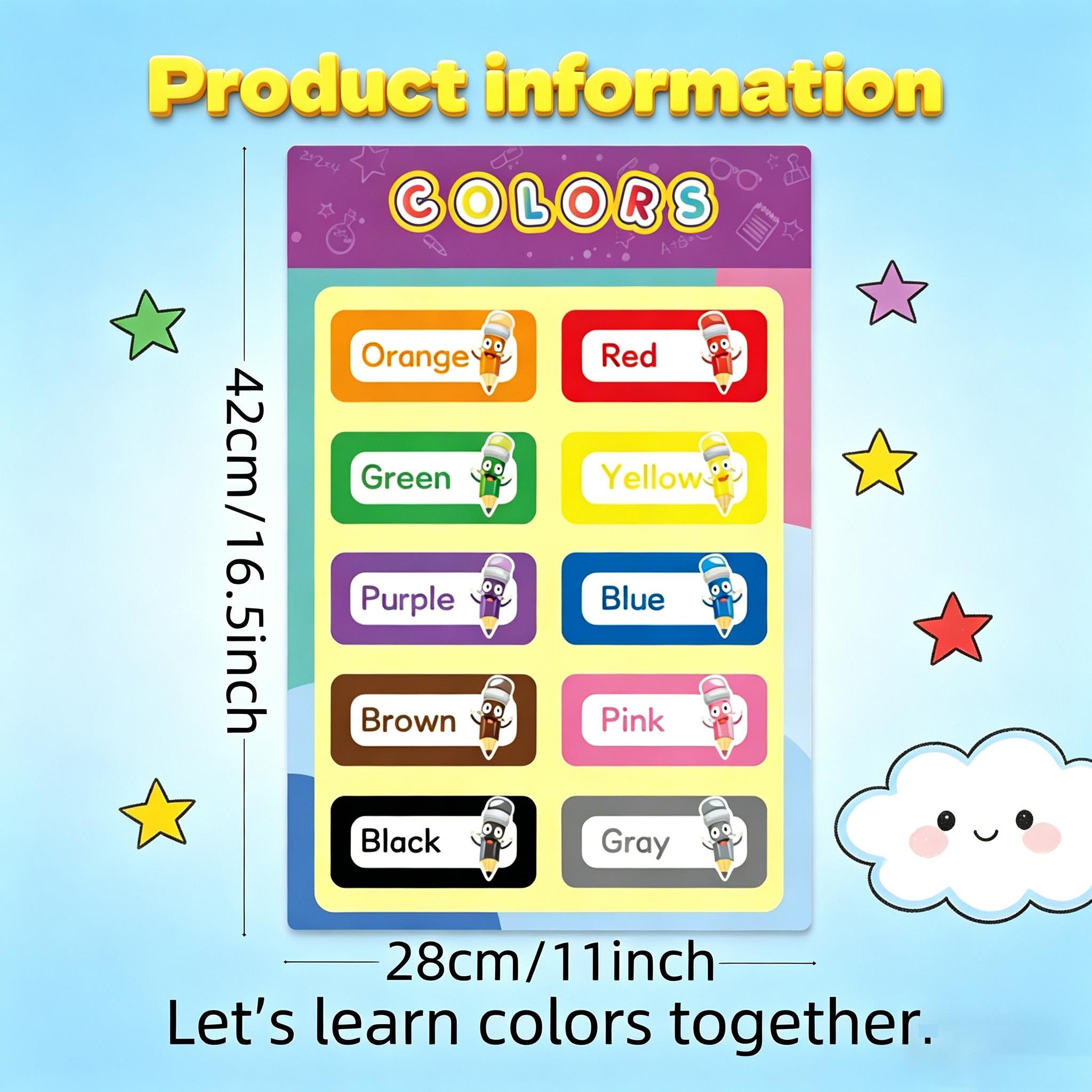 幼児向け教育ポスター16枚セット（1～3歳）、子供向けラミネ - Kids Educational Posters のレビューと価格