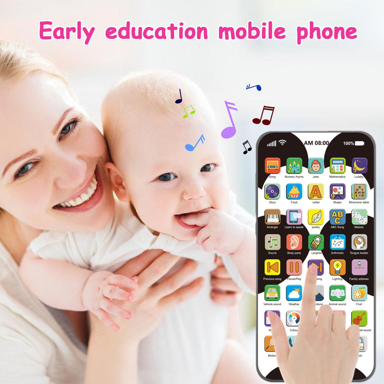 子供のおもちゃのスマートフォン早期携帯電話ライトタッチスクリ - Kids Education Mobile のレビューと価格