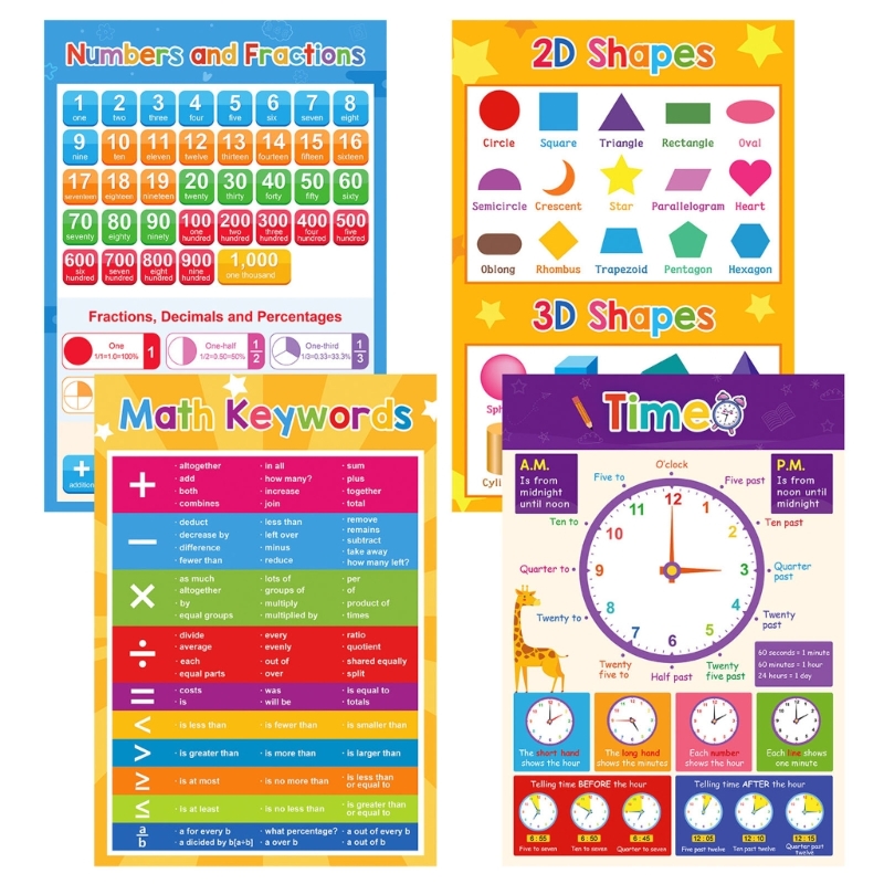 カラフルなフルーツ野菜動物学習ポスターチャート未就学児の学生 - Kids Educational Posters のレビューと価格