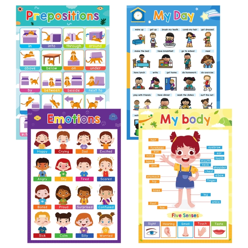 カラフルなフルーツ野菜動物学習ポスターチャート未就学児の学生 - Kids Educational Posters のレビューと価格