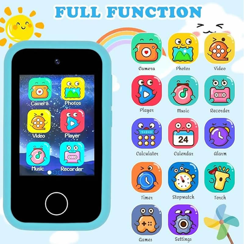 子供用スマートフォンカメラ 2.8インチ おもちゃ タッチス - Kids Education Mobile のレビューと価格