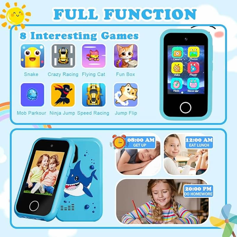子供用スマートフォンカメラ 2.8インチ おもちゃ タッチス - Kids Education Mobile のレビューと価格