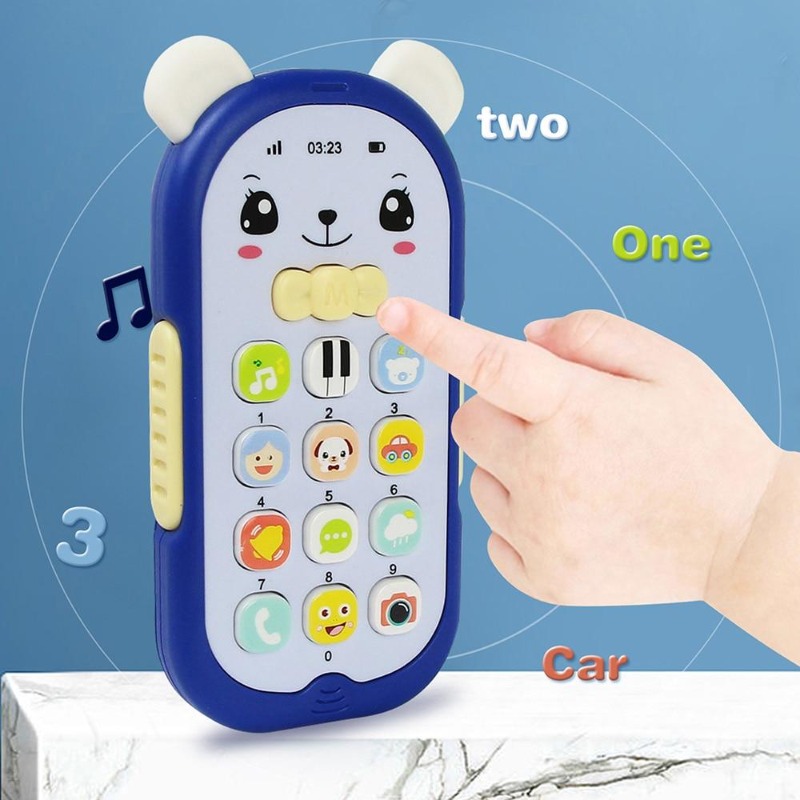 赤ちゃん用電話おもちゃ 音楽サウンドマシン 子供用 幼児早期 - Kids Education Mobile のレビューと価格