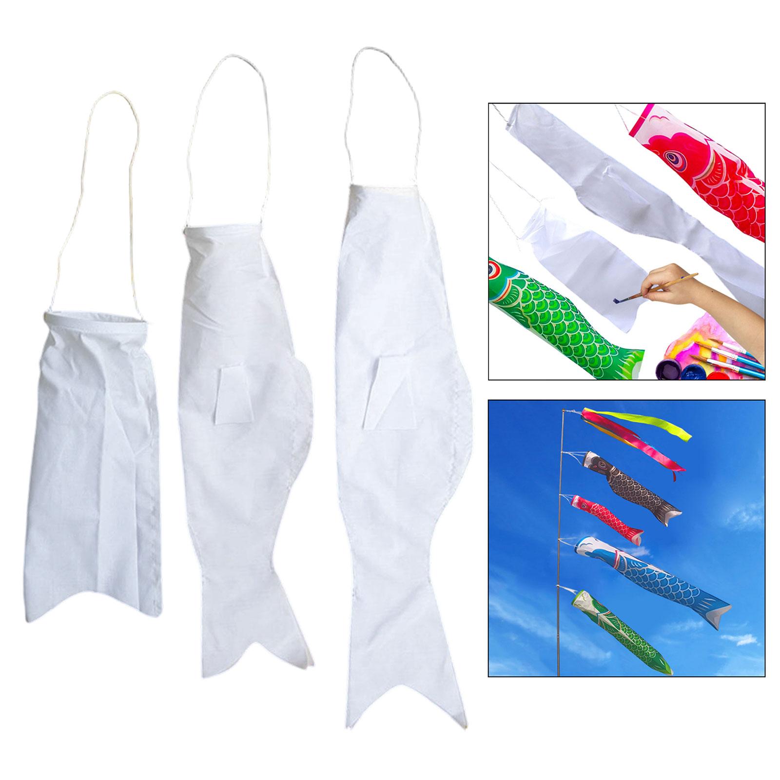 空白の鯉旗 手描き鯉のぼり 風船旗 子供用DIY教育クラフト - Kids Education Banner のレビューと価格