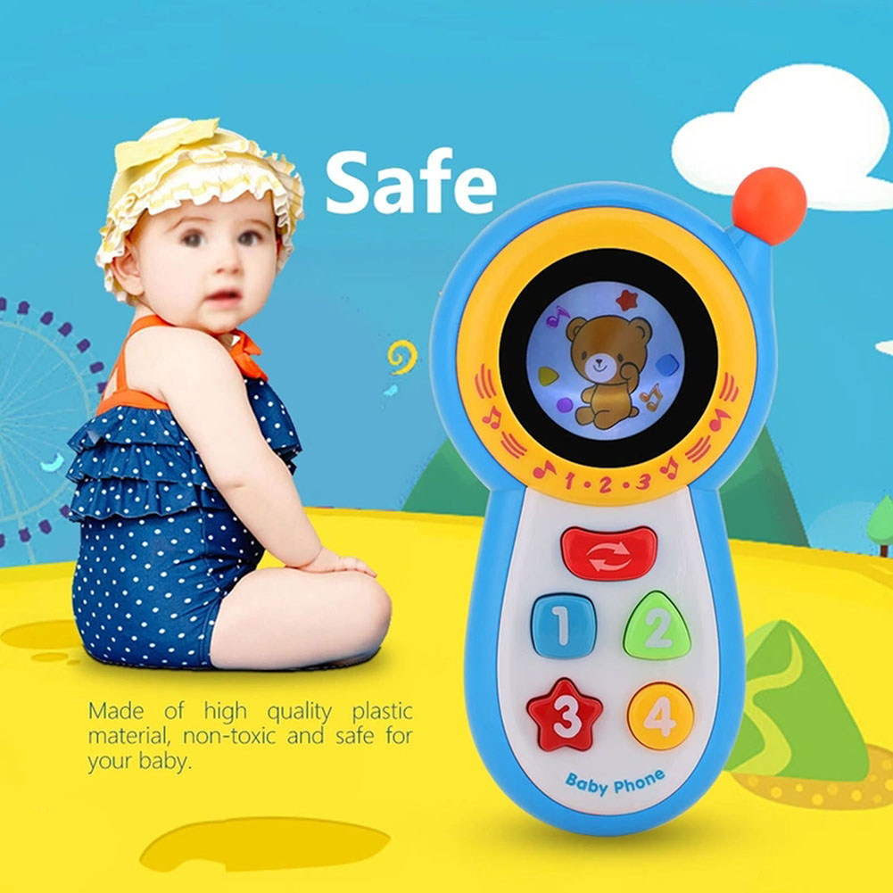 赤ちゃんと子供のための音と丸い鏡付きのパズル携帯電話のおもち - Kids Education Mobile のレビューと価格