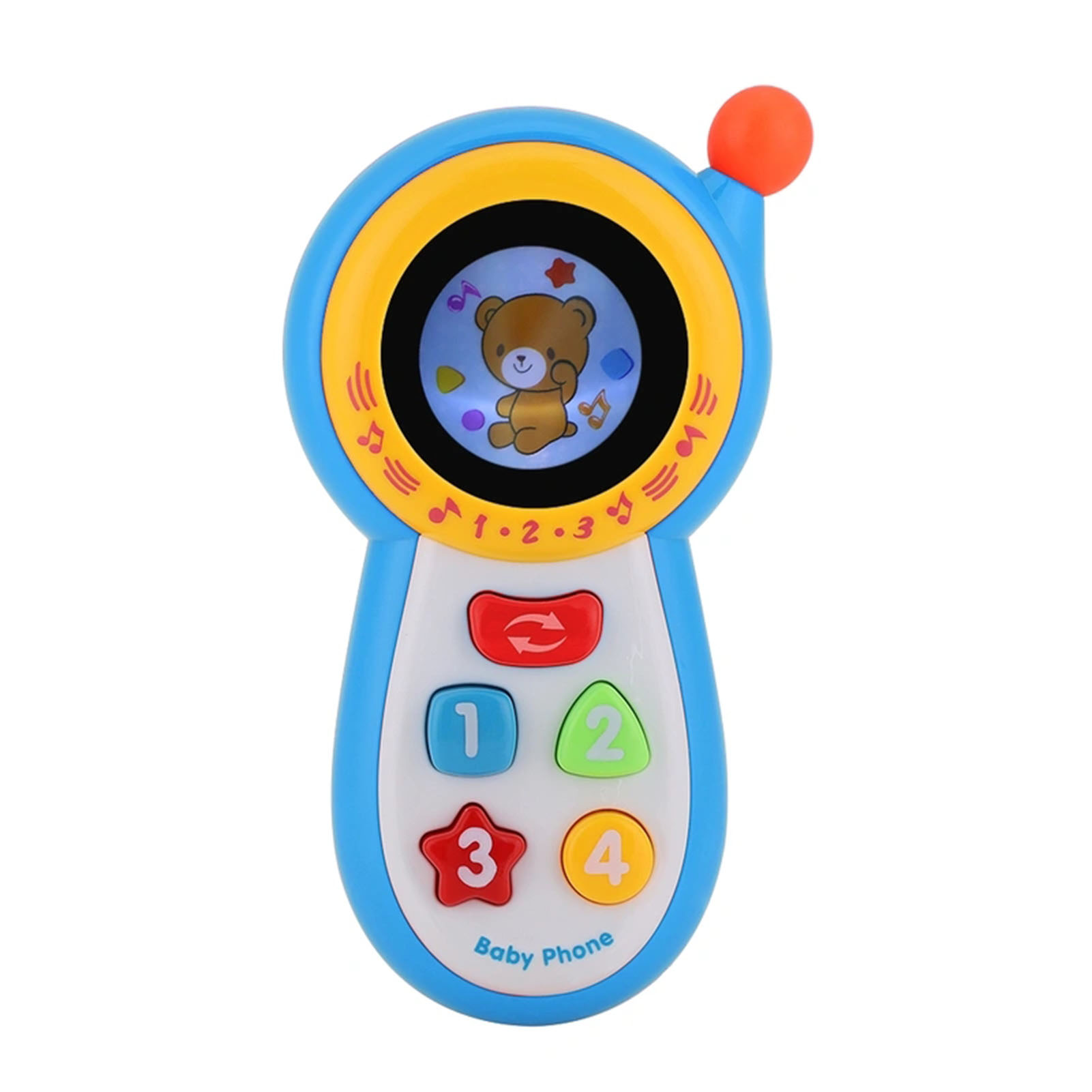 赤ちゃんと子供のための音と丸い鏡付きのパズル携帯電話のおもち - Kids Education Mobile のレビューと価格
