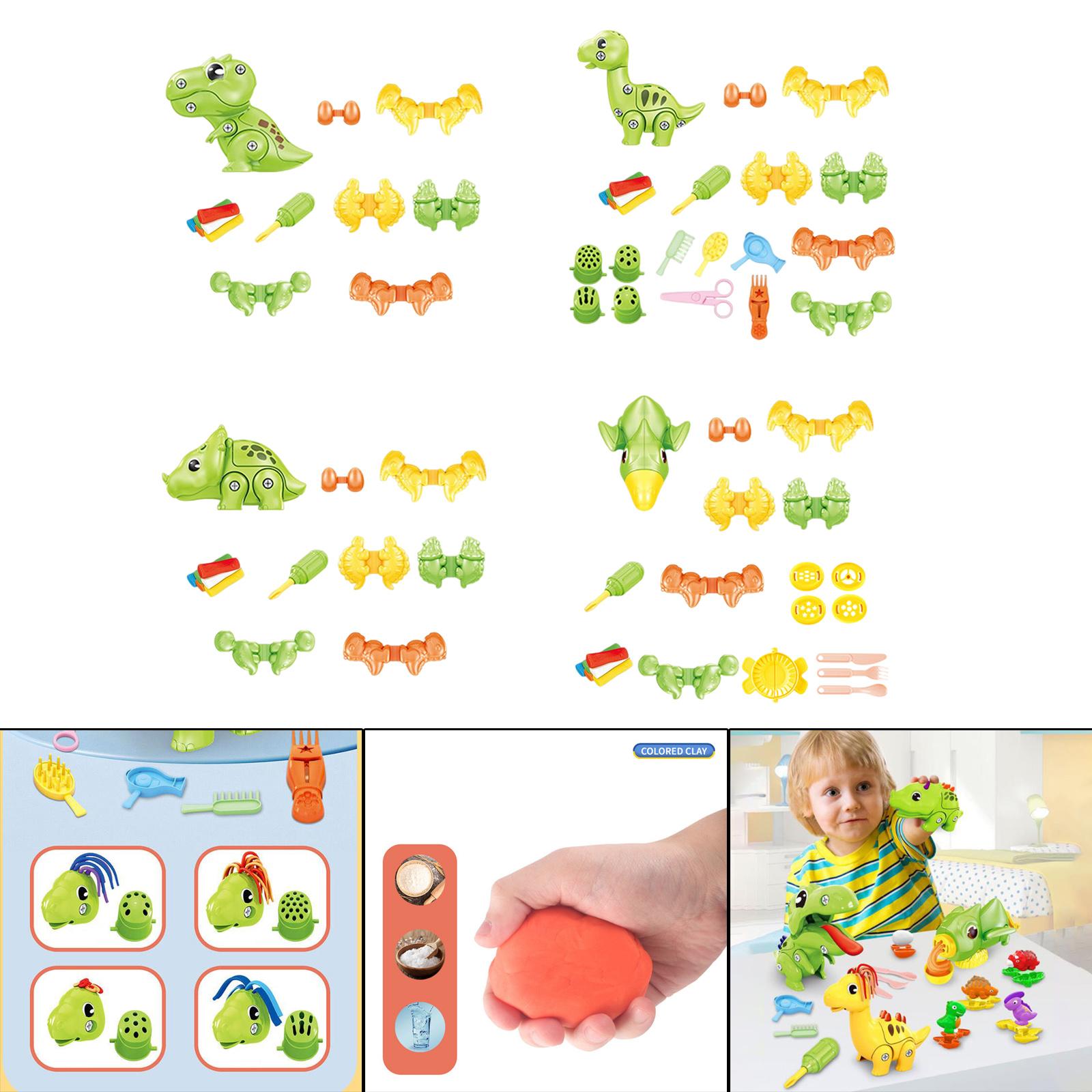 恐竜楽しい色の泥子供知育玩具 DIY ツールキット子供幼児年 - Kids Education Fun のレビューと価格