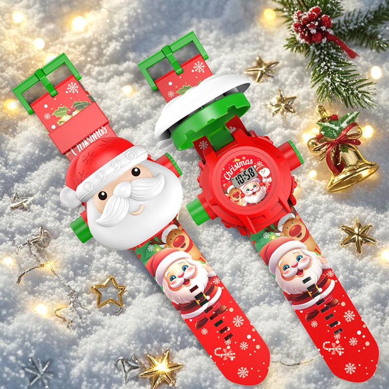 クリスマス投影時計 子供向けモンテッソーリ教育玩具 電子時計 - Kids Educational Watch のレビューと価格