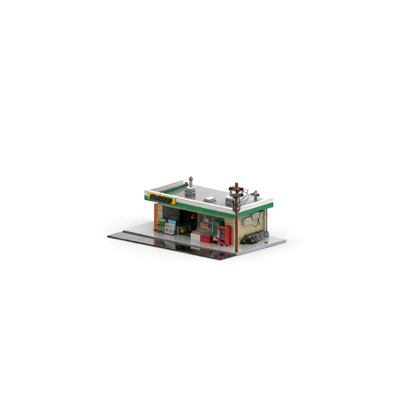 2068 個 MOC コンビニエンスストアモジュラー街並みモ - Kids Education Store のレビューと価格