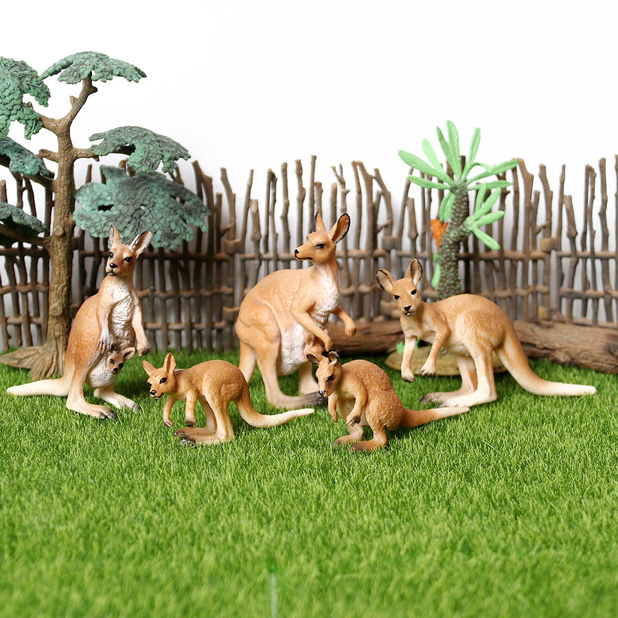 ジョイの図、飛行機の動物、PVCモデル、子供のための教育的な - Kangaroo Kids Education のレビューと価格