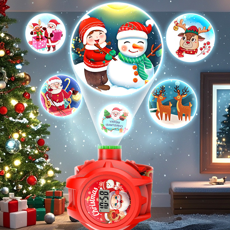 クリスマス投影時計 子供向けモンテッソーリ教育玩具 電子時計 - Kids Educational Watch のレビューと価格
