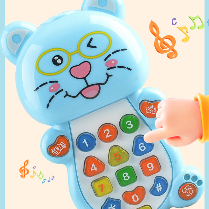 子供のための漫画の動物音楽携帯電話,早期学習マシン,電気教育 - Kids Education Mobile のレビューと価格
