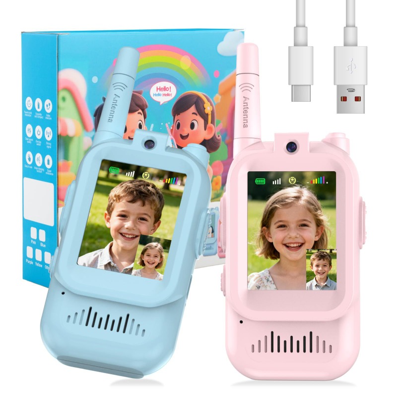Magecam 子供用ビデオウォーキートーキー 2個パック  - Kids Education Video のレビューと価格