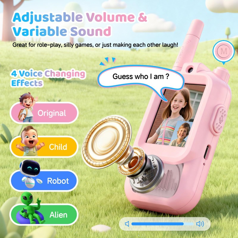 Magecam 子供用ビデオウォーキートーキー 2個パック  - Kids Education Video のレビューと価格
