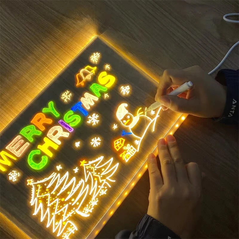 マジックグロー キッズ ドローイングボード：再利用可能なLC - Kids Education Tablet のレビューと価格