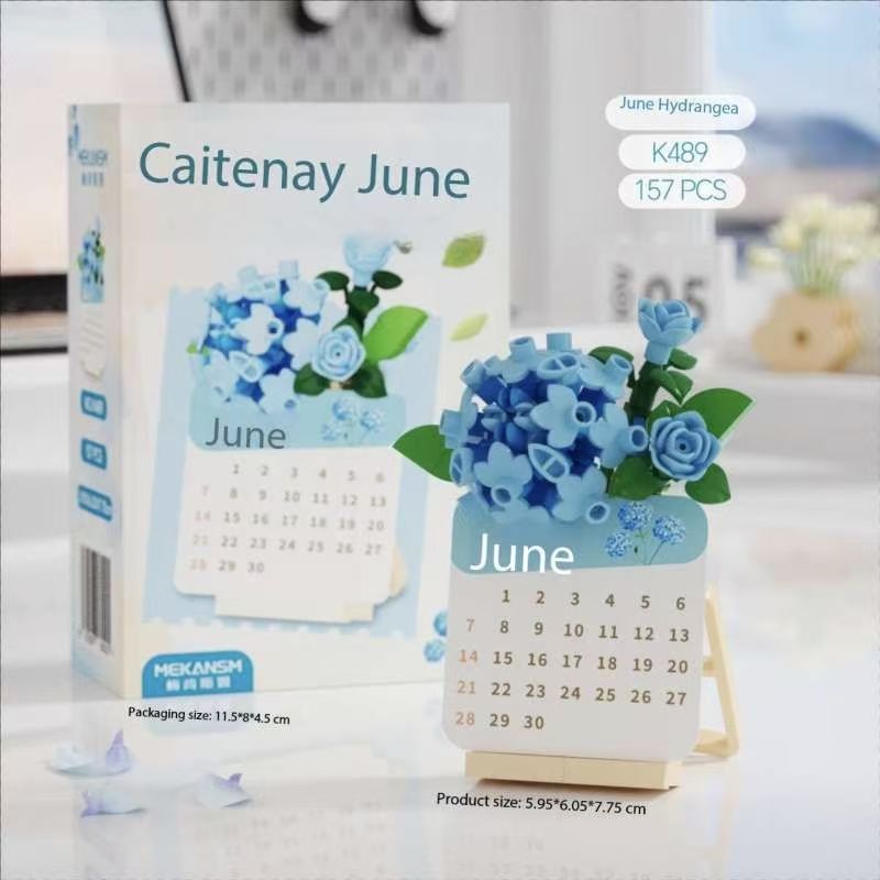 2026 多肉植物ビルディングブロック、3D パズルカレンダ - Kids Education Toy のレビューと価格