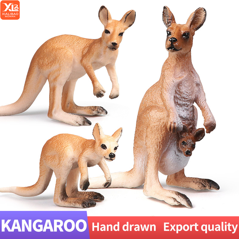 新しい野生動物世界カンガルーセット、リアルな動物アクションフ - Kangaroo Kids Education のレビューと価格