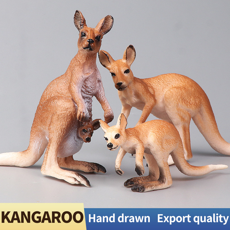 新しい野生動物世界カンガルーセット、リアルな動物アクションフ - Kangaroo Kids Education のレビューと価格