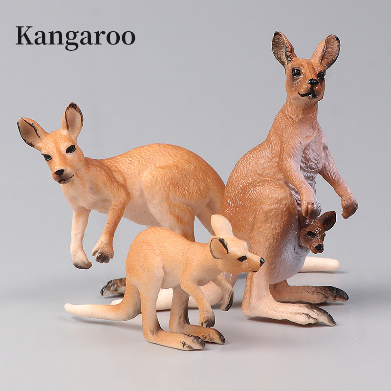新しい野生動物世界カンガルーセット、リアルな動物アクションフ - Kangaroo Kids Education のレビューと価格