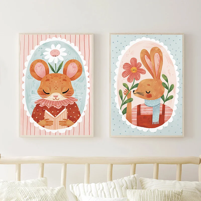 花のアルファベット教育子供プリント子供部屋の装飾壁アートかわ - Kids Educational Posters のレビューと価格
