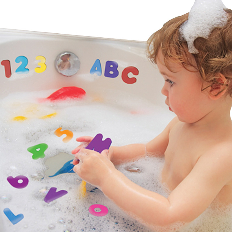 キッズベビーバスおもちゃ楽しい泡文字数字認知早期教育玩具交通 - Kids Education Fun のレビューと価格