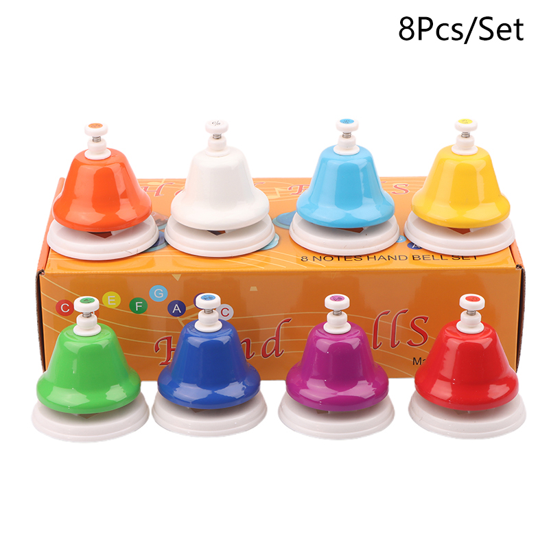 新しい 8 トーン時計音ベルデスクベル幼児のための教育音楽用 - Kids Educational Watch のレビューと価格