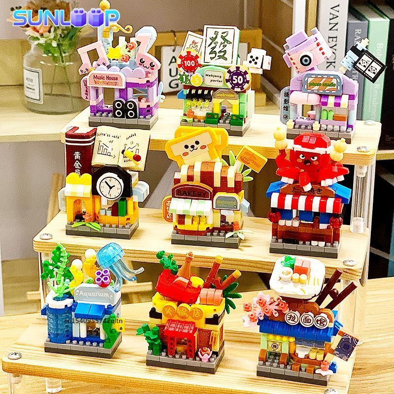 卸売ストリートビュービルディングブロックセット、可愛い店舗モ - Kids Education Store のレビューと価格
