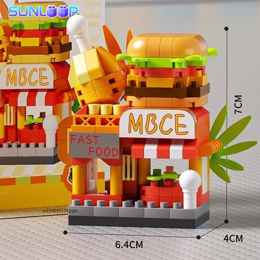 卸売ストリートビュービルディングブロックセット、可愛い店舗モ - Kids Education Store のレビューと価格