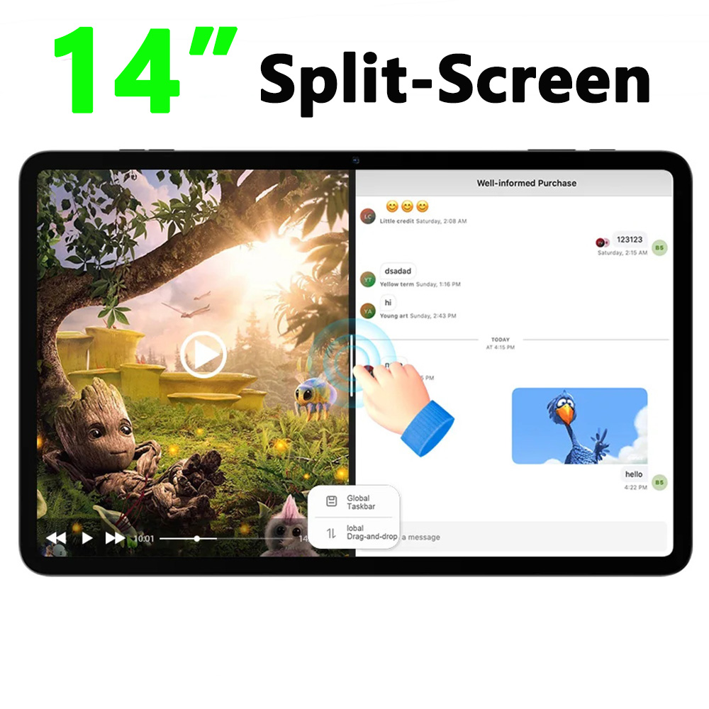 14インチ大型スクリーンAndroid 15タブレットPC、 - Kids Education Tablet のレビューと価格