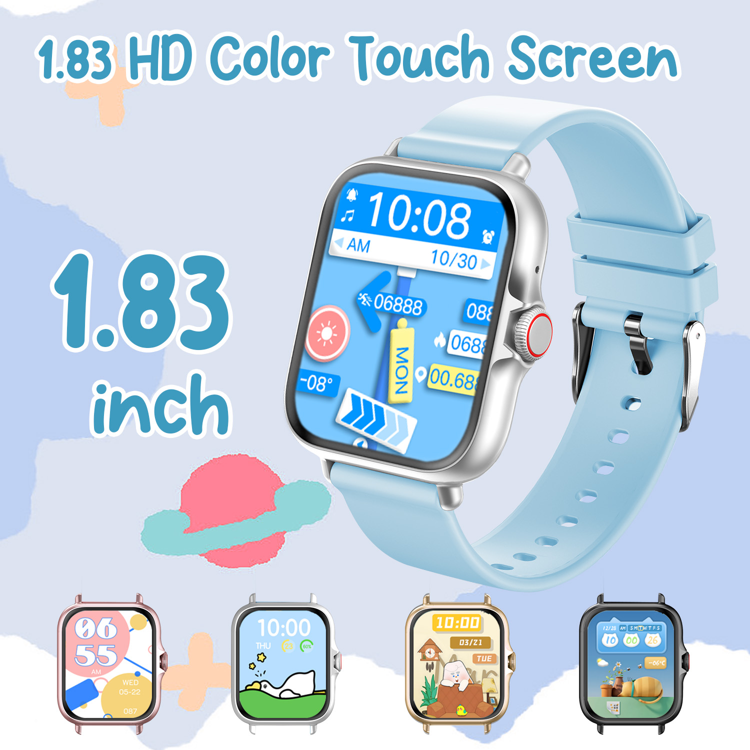 2026 キッズスマートウォッチ 1.83 インチ HD タ - Kids Educational Watch のレビューと価格
